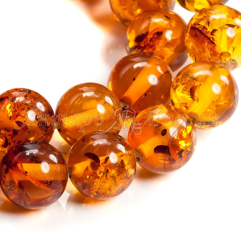 Браслет янтарь